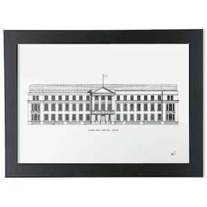 Bethnal Green Town Hall - Architecture Print