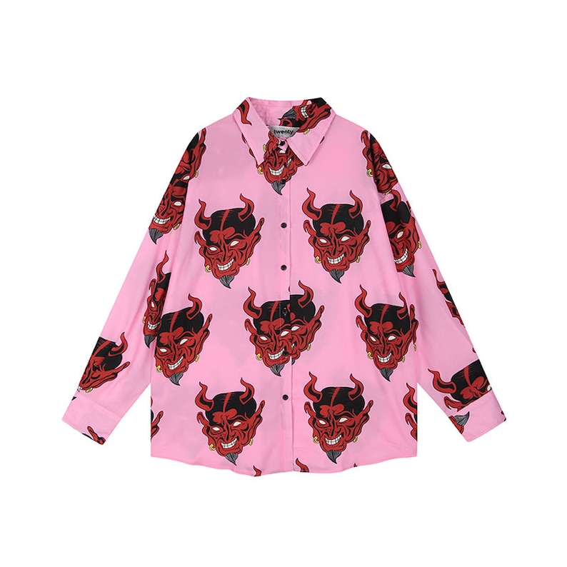 Devil hawaiian shirt Clearance