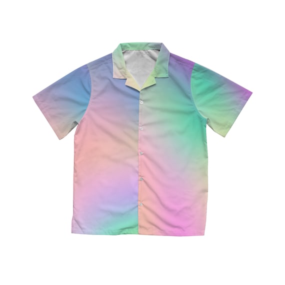 Colorful Gradient Hawaiian Shirt | Pride Month
