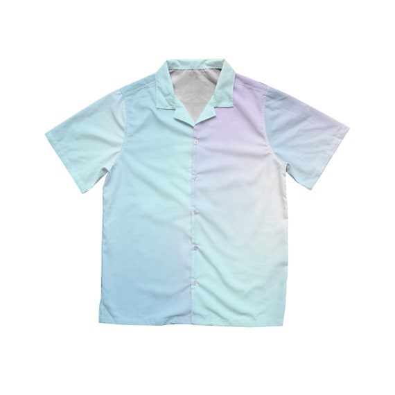 Pastel Abstract Holographic Hawaiian Shirt