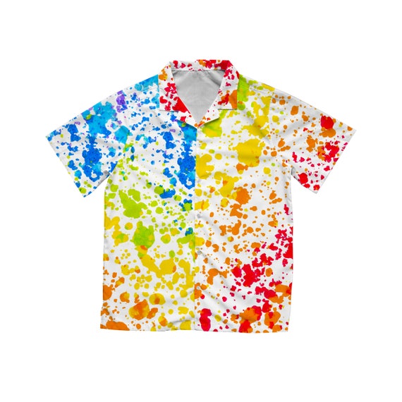 Colorful Splash of Rainbow Hawaiian Shirt | Pride Month