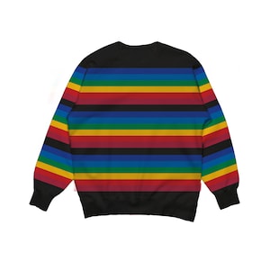 Rainbow Sweater in Black | Pride Month