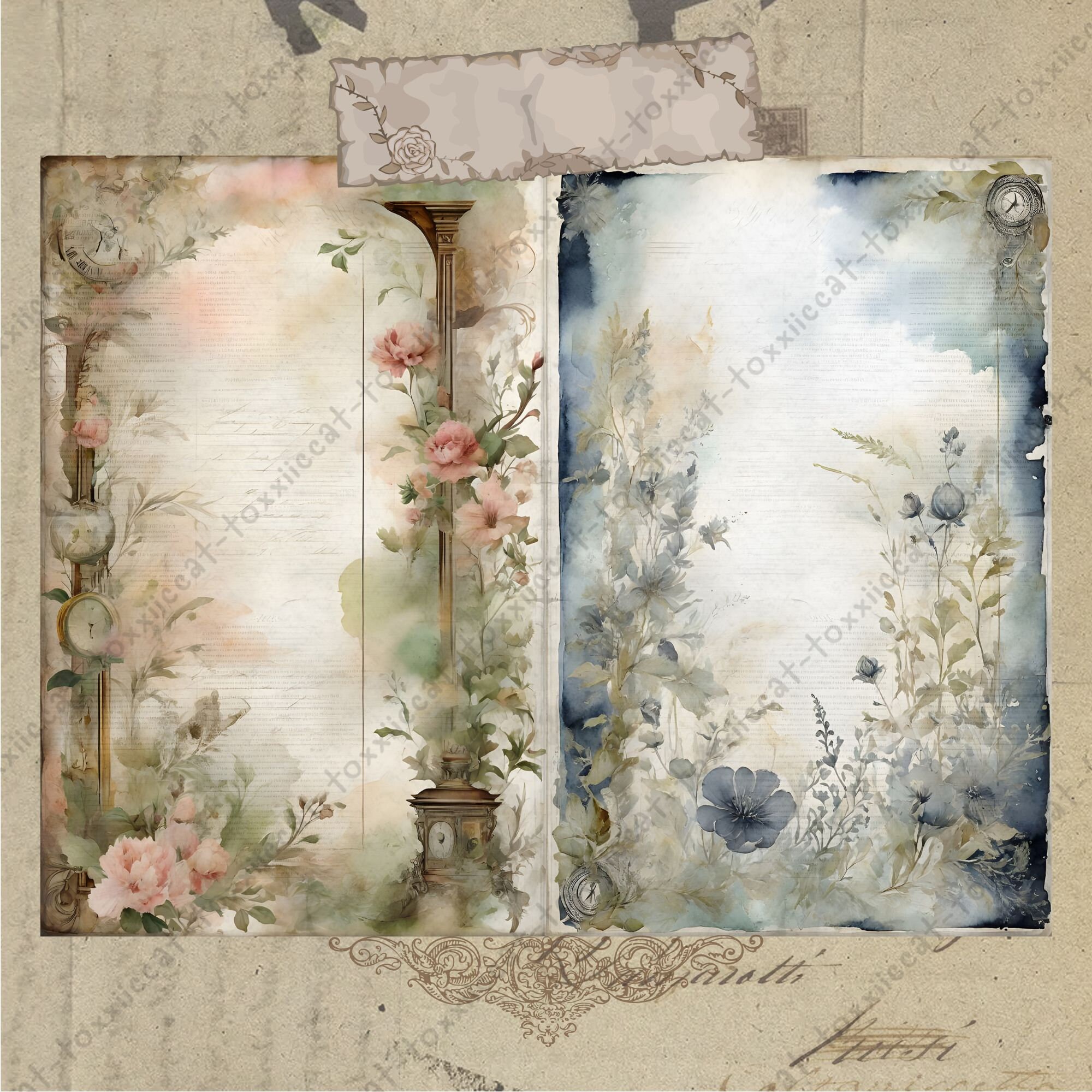 フローラル　Floral 残り1点 フローラル Floral 残り1点 - 鏡