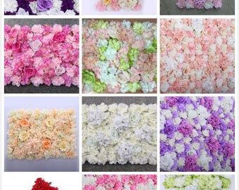 Rose And Hydrangea Ivory white Flower Wall Tile 60cms X 40cms