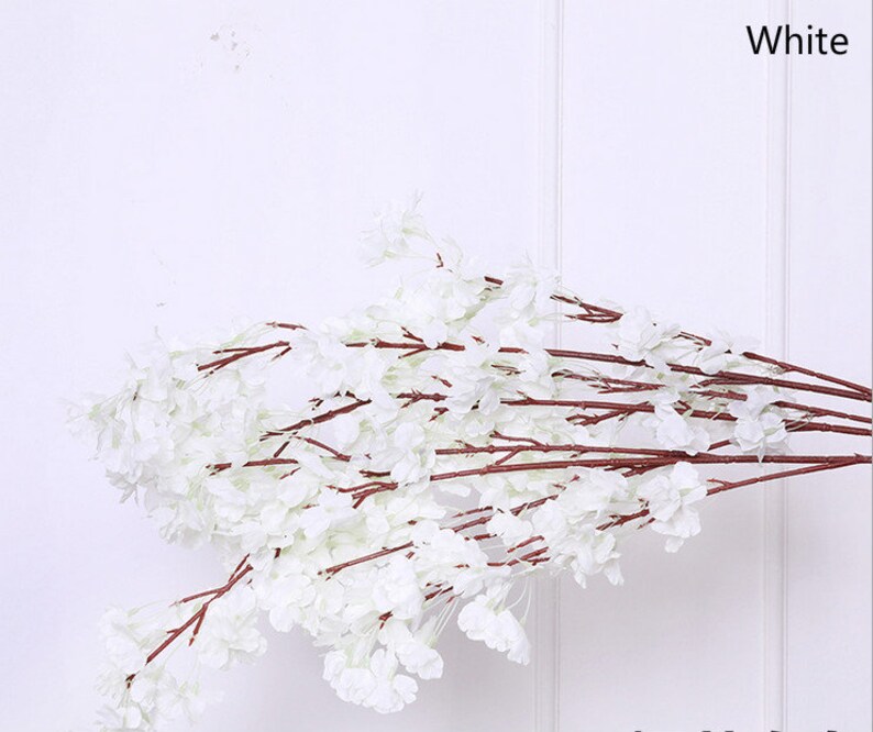 100cm Artificial Cherry Blossom Flowers Silk Sakura Branches Etsy