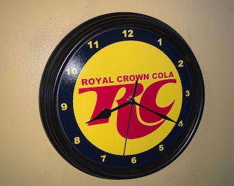 NOS Royal Crown Cola RC Soda Bottle Tray Old Antique Metal Tip Tray