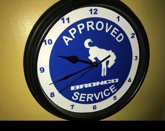 Ford Bronco Clock Etsy