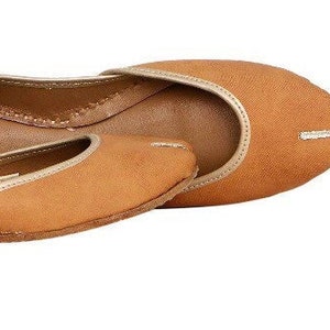 Camel Beige Simplicity - Handmade Beige Women Flat Shoes Ballet Flats Black shoes Juti Ethnic Shoes Bridal Shoes Mojari Indian Juttis