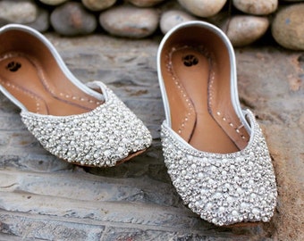 silver dress flats for wedding