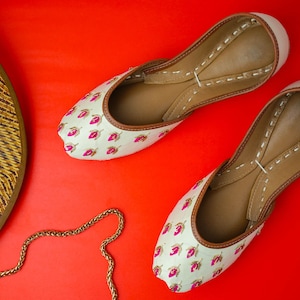 Butterfly Bush - Ivory Ballet Flats Summer Slip Ons Casual Flat Shoes Casual Outing Shoes Ivory Slip Ons Eat Out Flats Casual Footwear