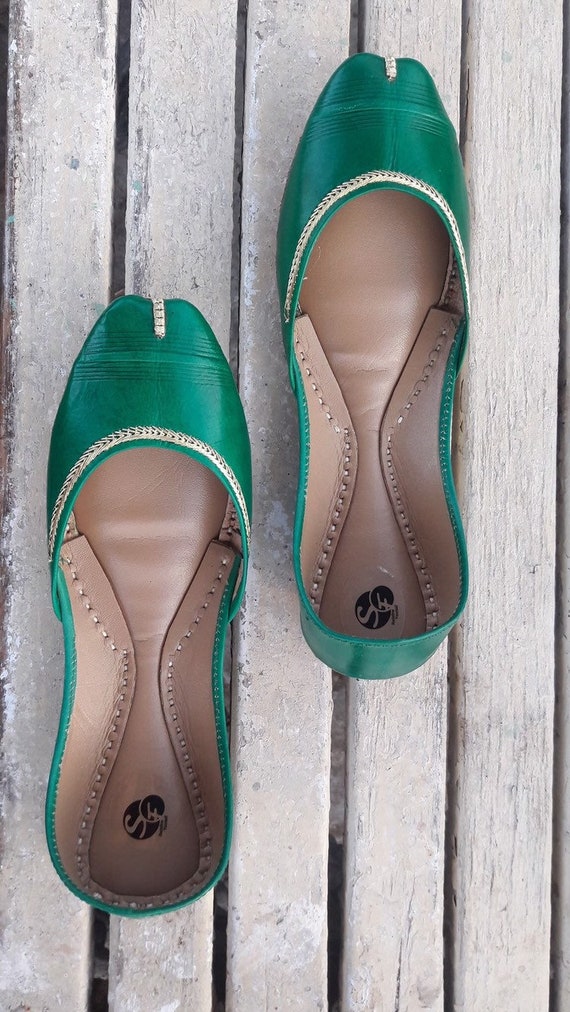 green ballet shoes