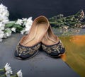 Embellished Black Bridal Shoes: Comfortable with Customization Options product logo