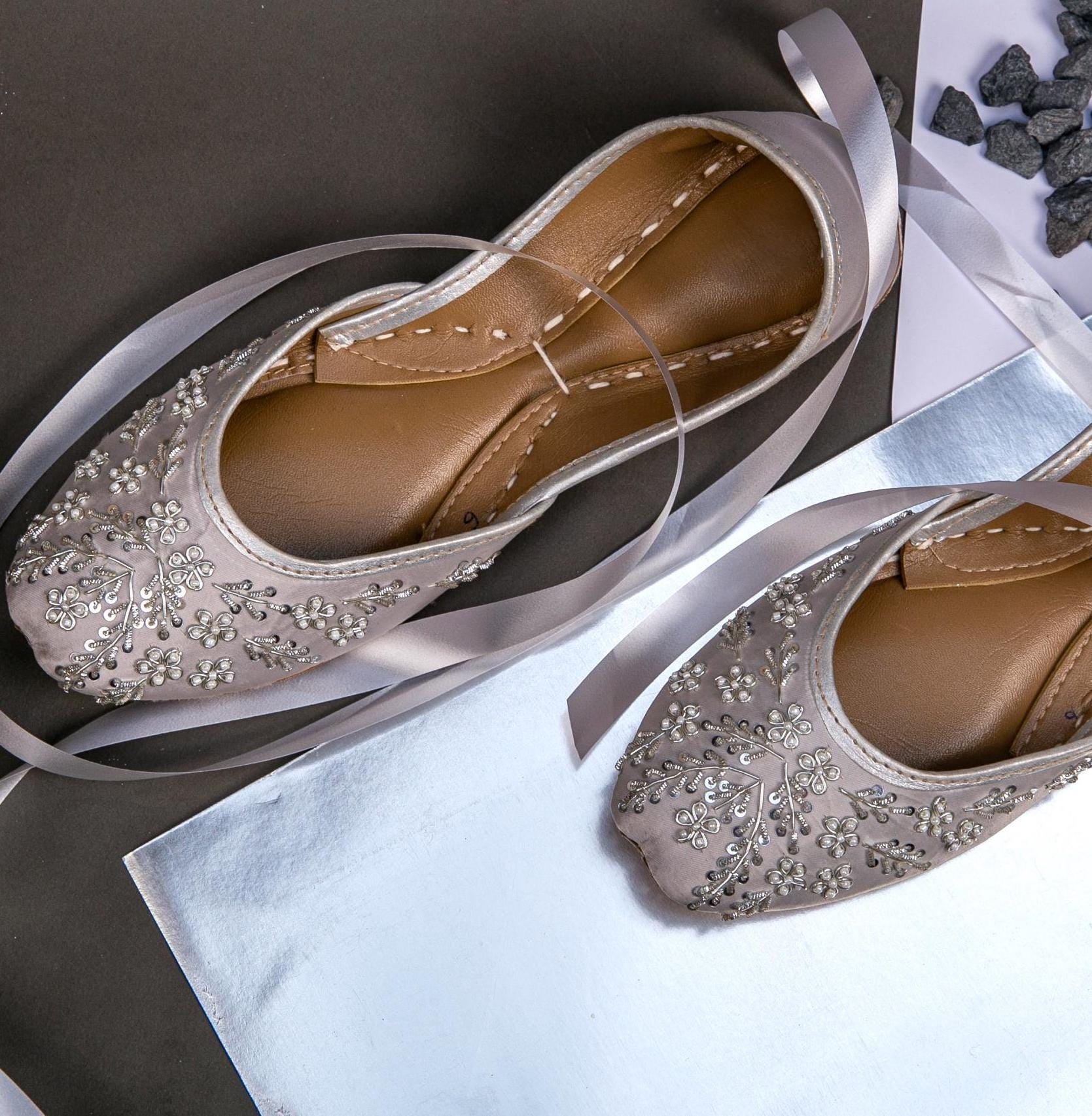 Women's Silver Flat Dress Shoes - Etsy Women's Silver Flat Dress Shoes - Etsy
