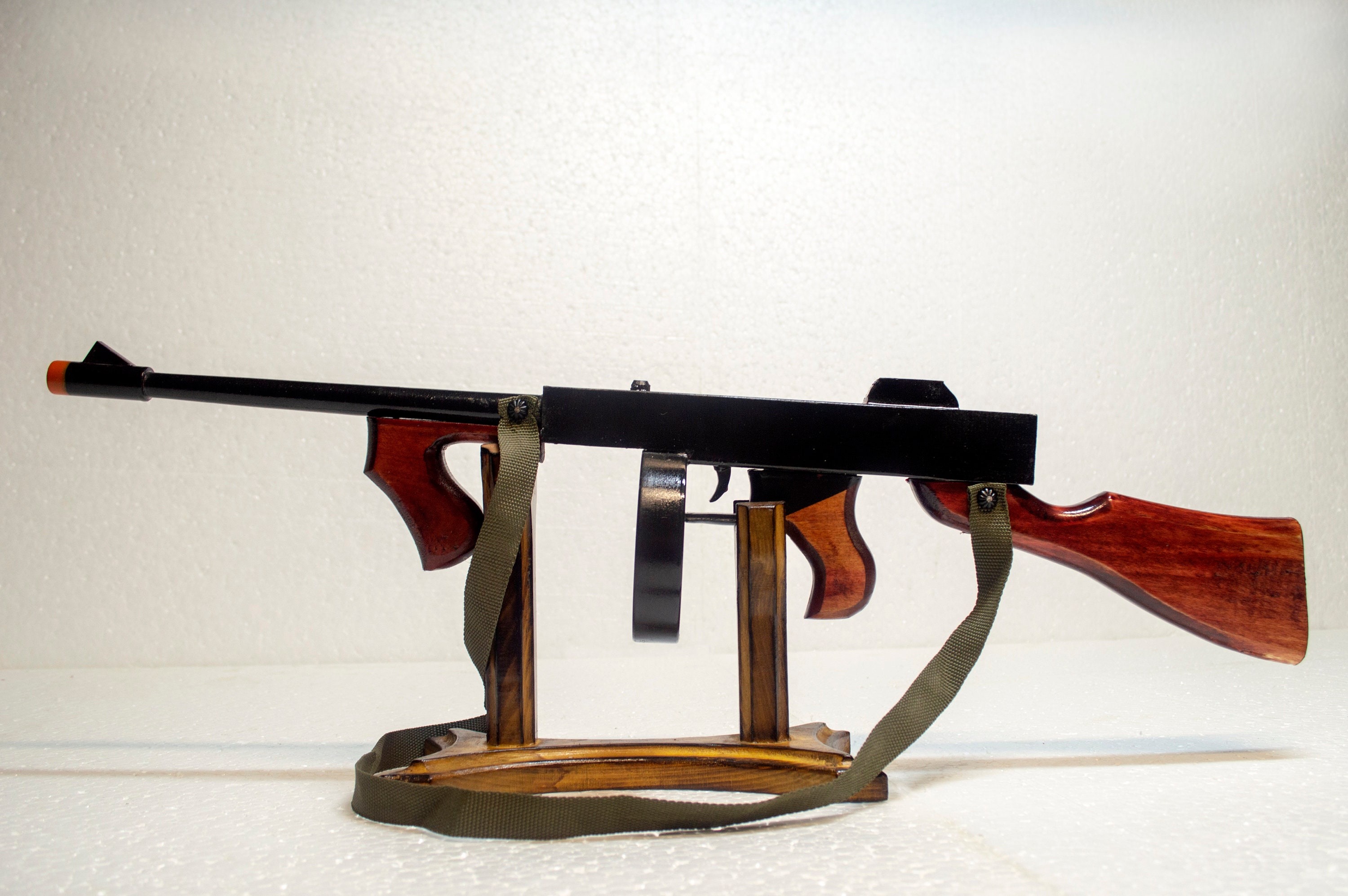 Wooden toy Tommy gun buy tommy gun chicago typewriter Etsy