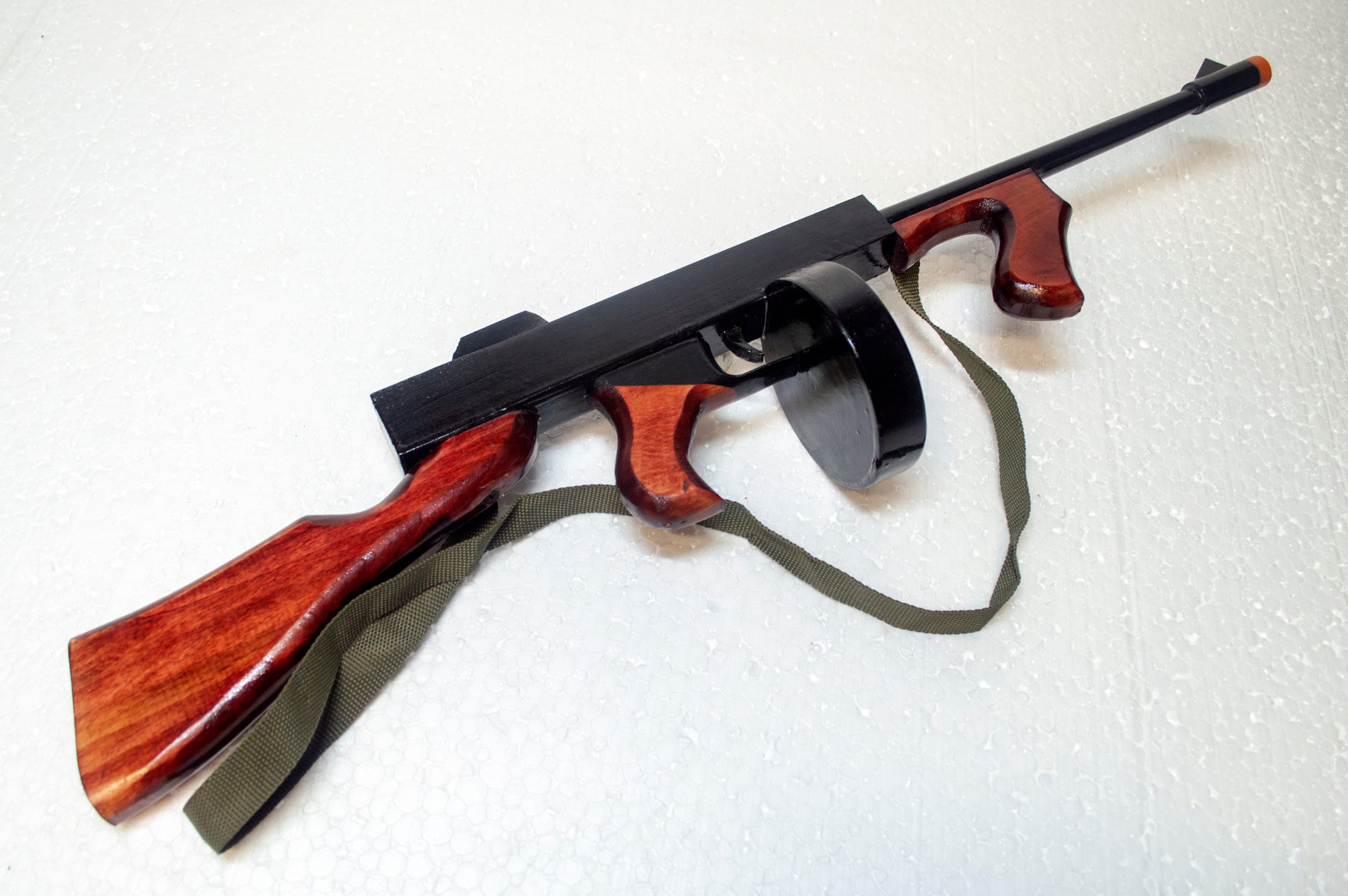 Wooden toy Tommy gun buy tommy gun chicago typewriter Etsy