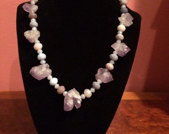 Amethyst Beaded Necklace