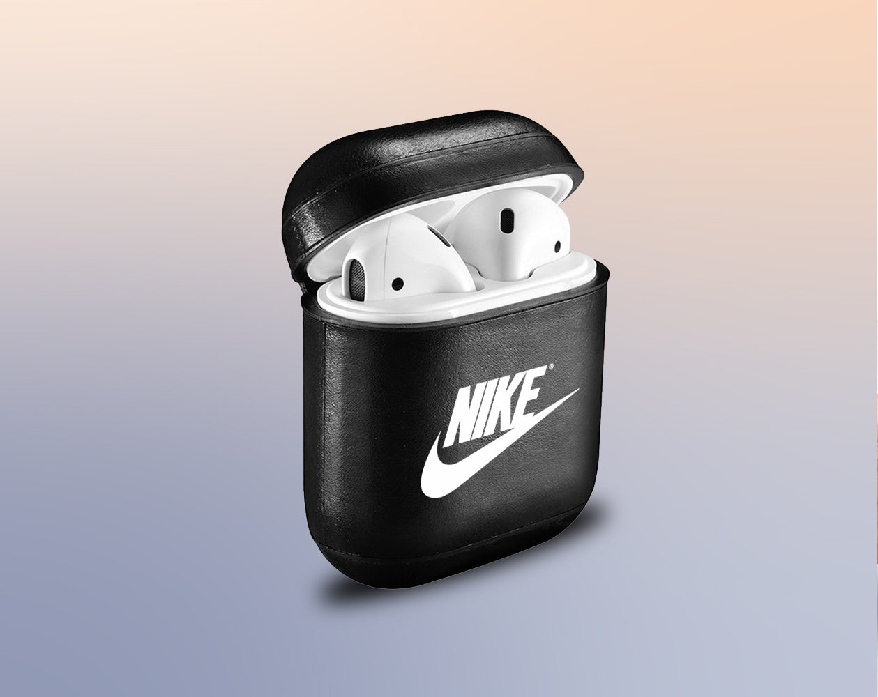 Inspired by Nike Airpod Case Nike Airpods Leather Nike Vintage Etsy