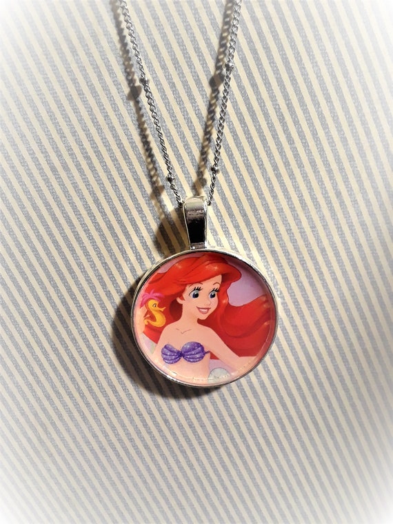 Disney Ariel Inspired Sea Shell Pendant Diamond Necklace 1/5 CTTW |  Enchanted Disney Fine Jewelry