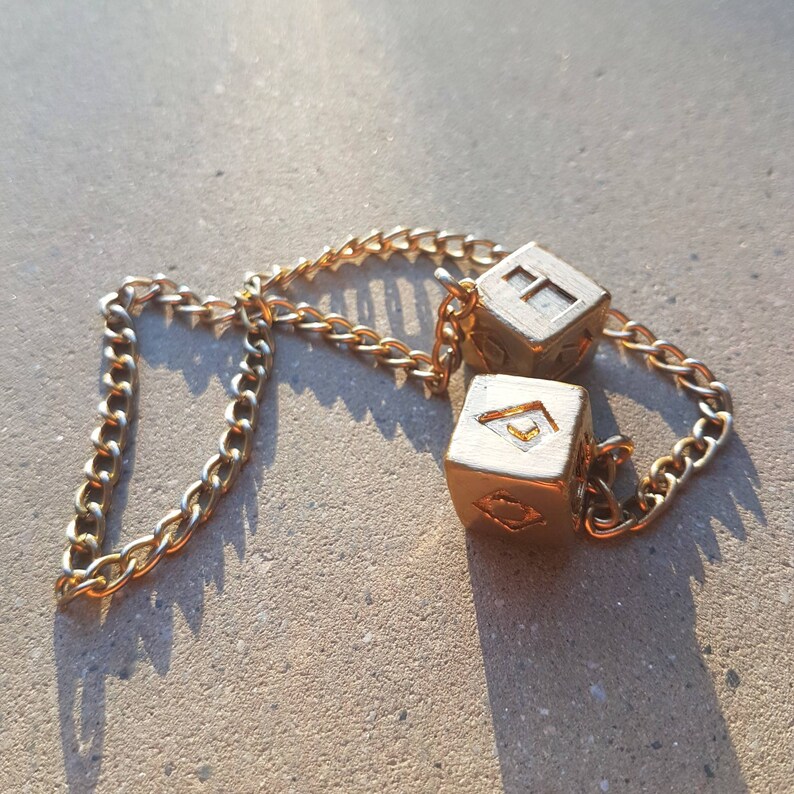 Han Solo Golden Dice from ''Star Wars The Last Etsy