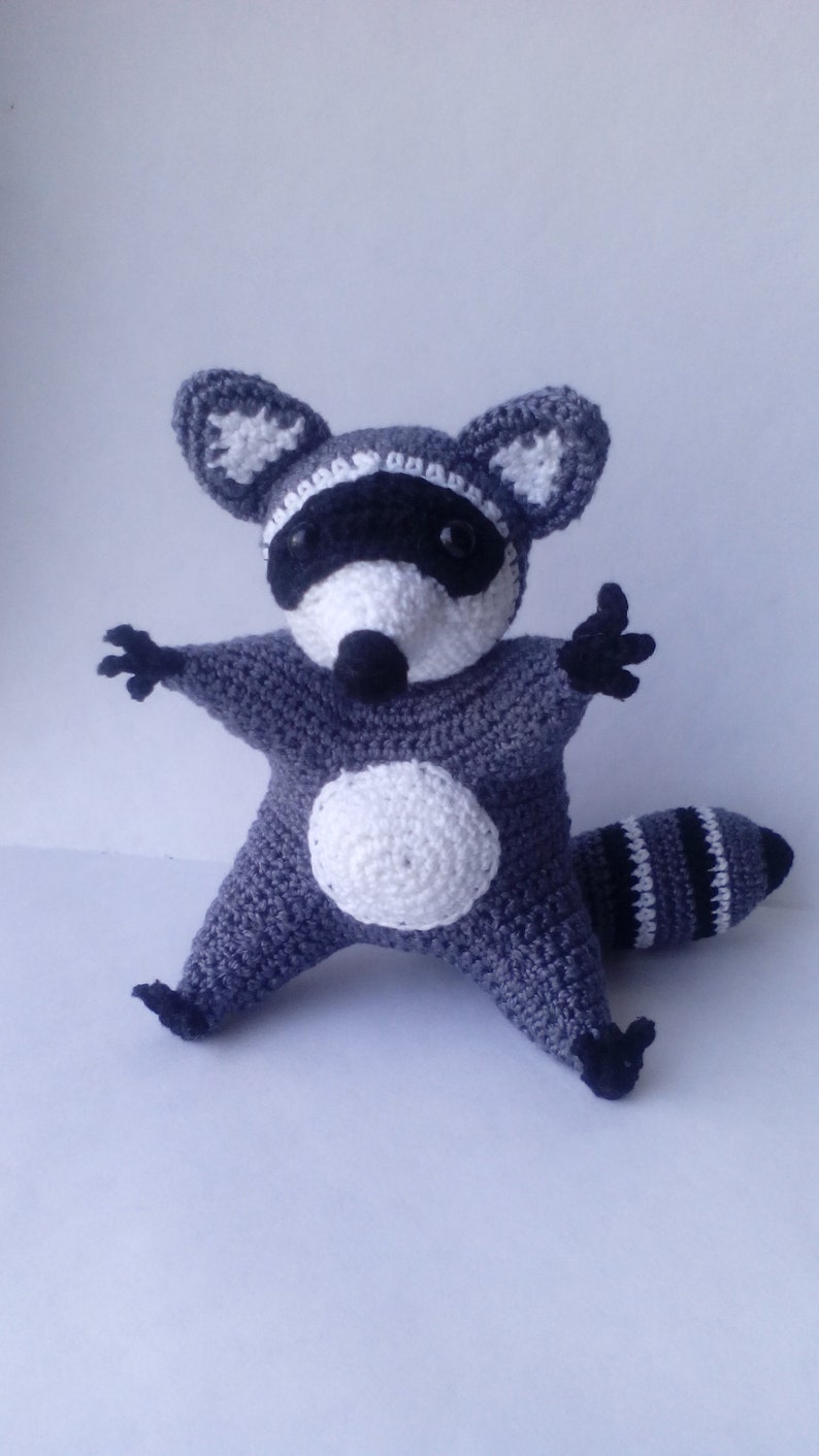 Crochet raccoon Amigurumi raccoon