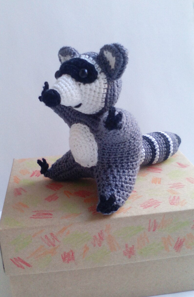 Crochet raccoon Amigurumi raccoon