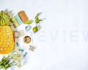 Download Styled Stock Photography Lifestyle Background Styled Pineapple Stock Photo Floral Creative Blog Social Media Mock Up 4029 Download Free Premium Psd Mockups