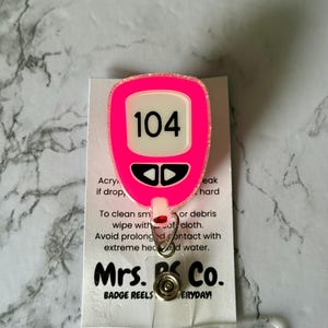Glucose Monitor Badge Reel