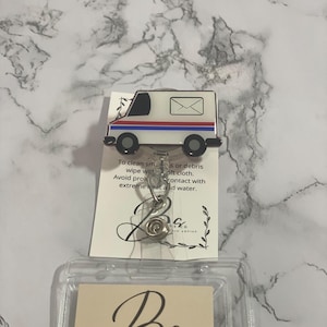 Mail Truck Badge Reel