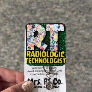 Radiologic Technologist Badge Reel