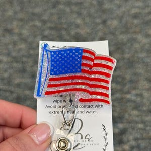 Flag Badge Reel