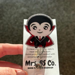 Vampire Badge Reel - Halloween Badge Reel