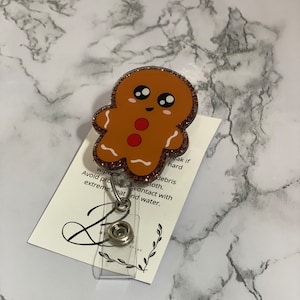 Gingerbread Badge Reel