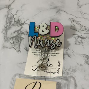 Labor and Delivery Nurse Badge Reel