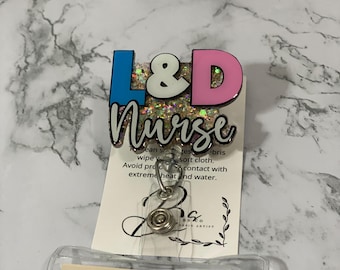 Labor and Delivery Nurse Badge Reel