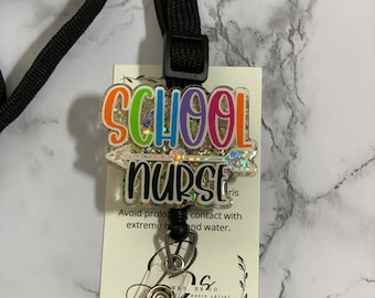 School Nurse Badge Reel