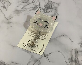 Cat Badge Reel