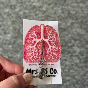 Lungs Beautiful Badge Reel