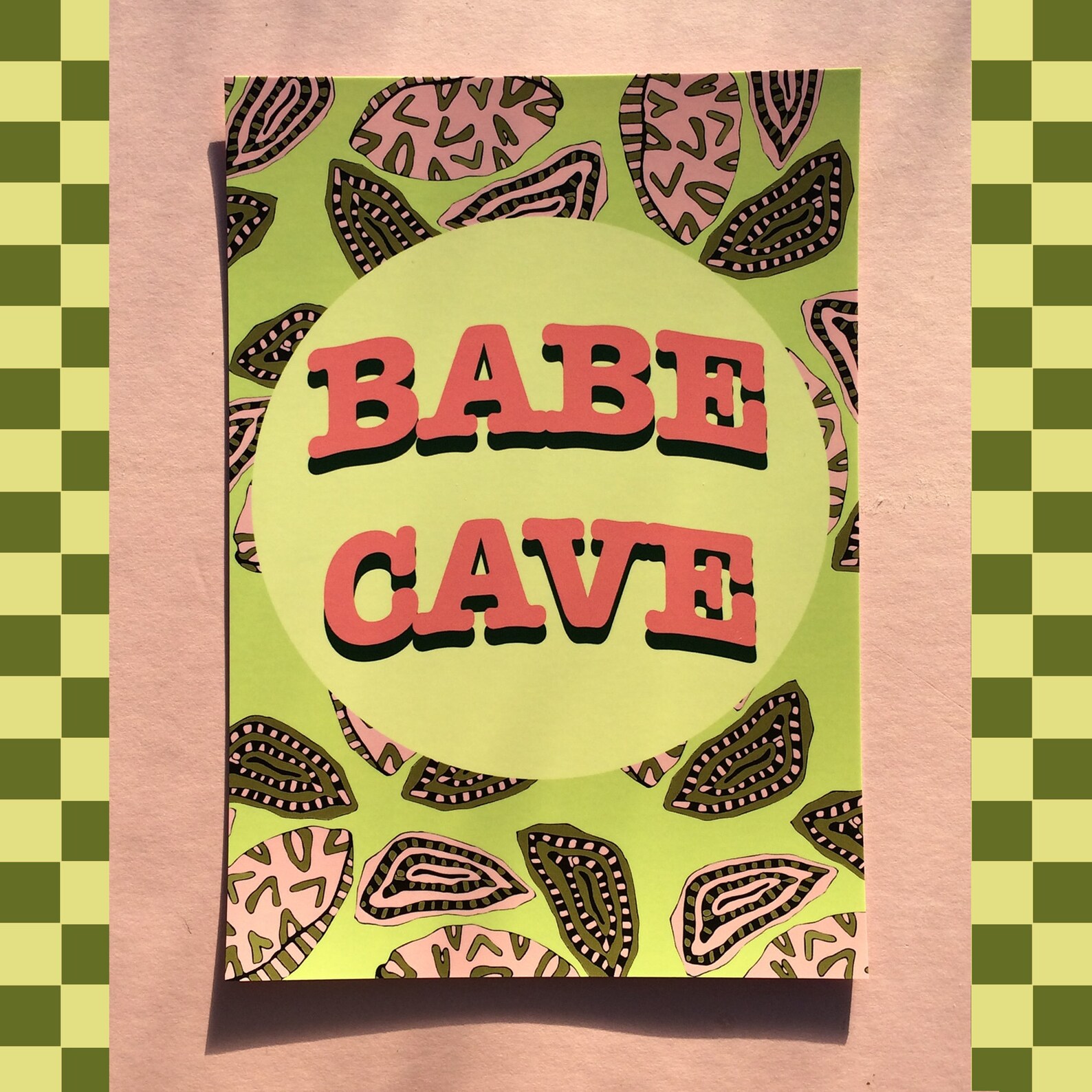 A5 Babe Cave Print Etsy