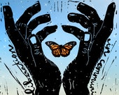 Liberation in Community Care Mixed Media Print