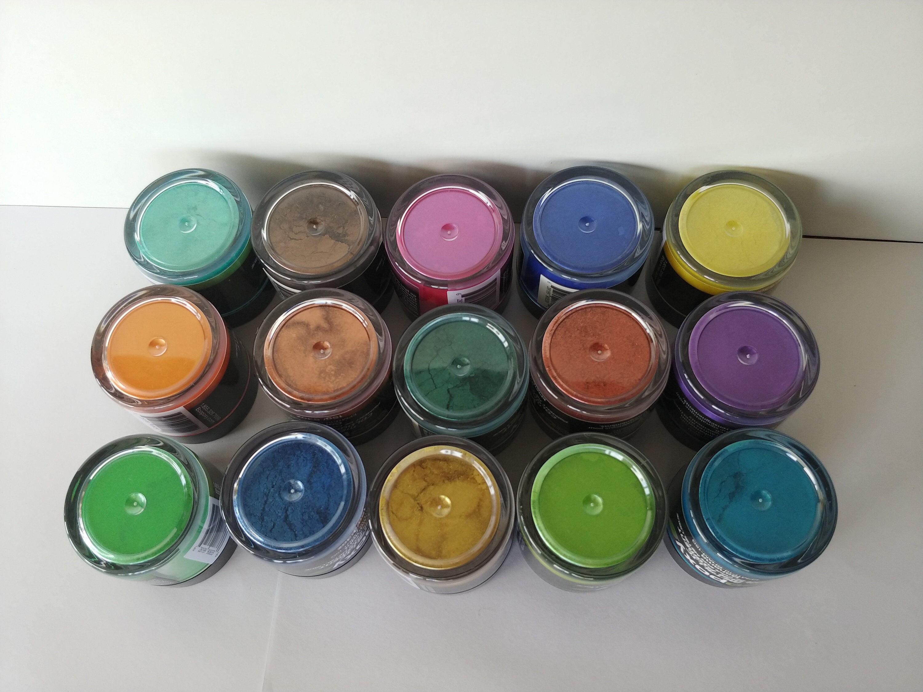 Ecopoxy New Metallic Color Pigments 15g (15 Pack)