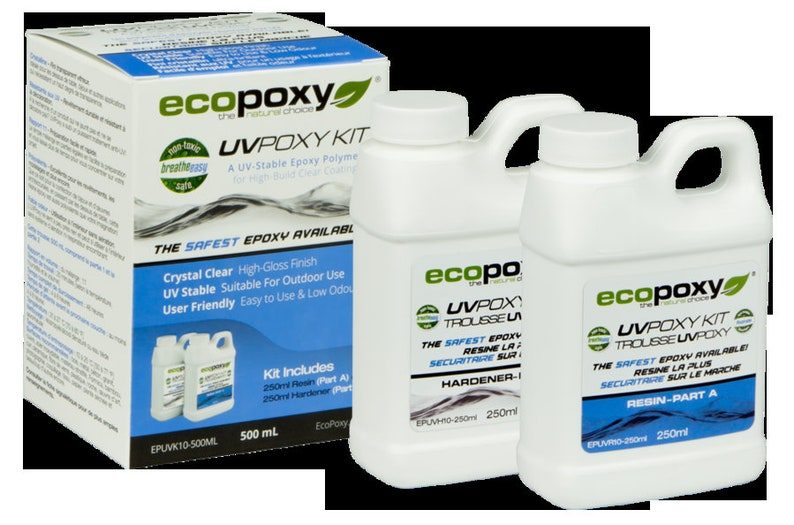 EcoPoxy UVPoxy 1L 2L 4L EcoFriendly Epoxy Resin for Wood Etsy