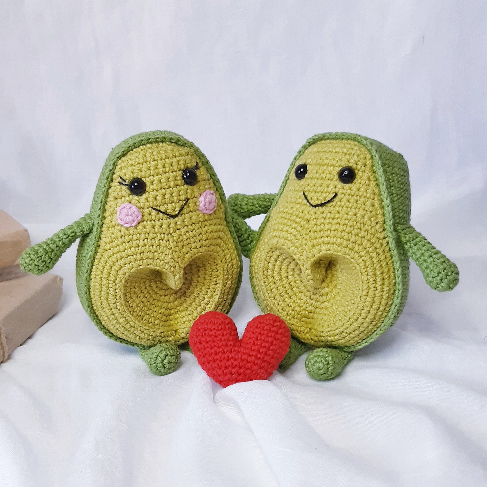 Set of Avocado Lovers Avocado Family Doll Crochet Avocado | Etsy