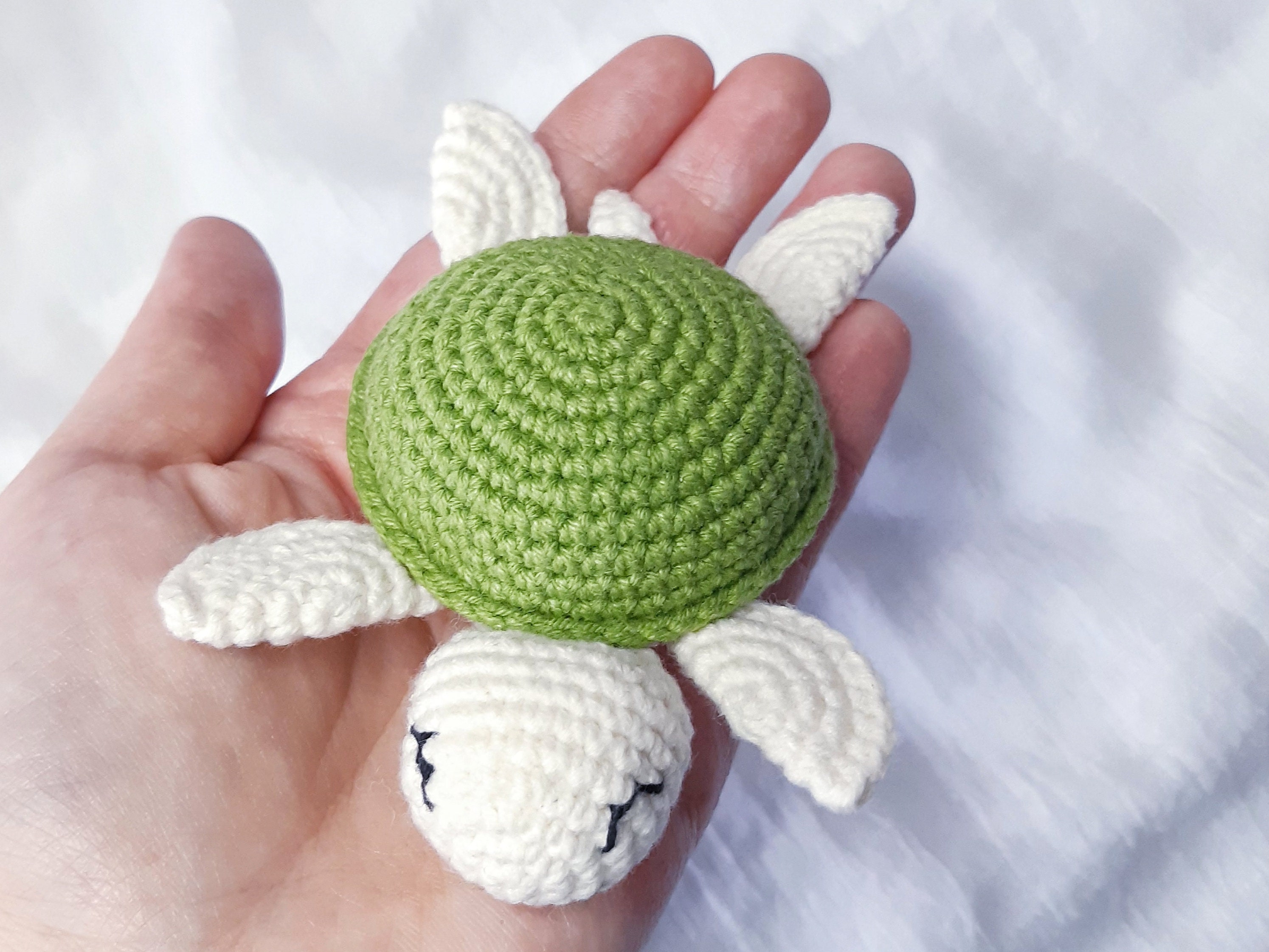 Adorable crochet stuff turtle keychain plushes turtle soft Etsy