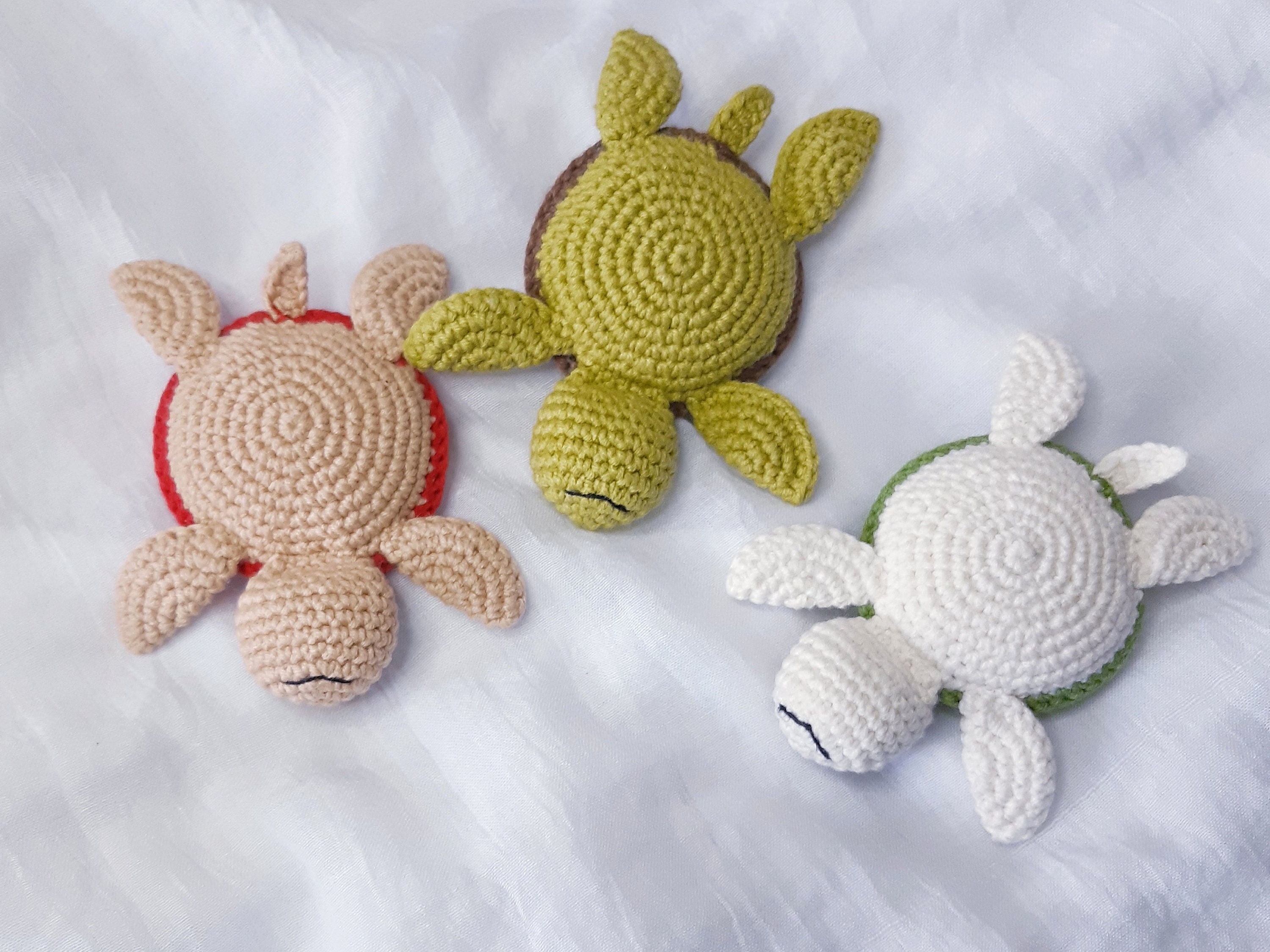 Adorable crochet stuff turtle keychain plushes turtle soft Etsy