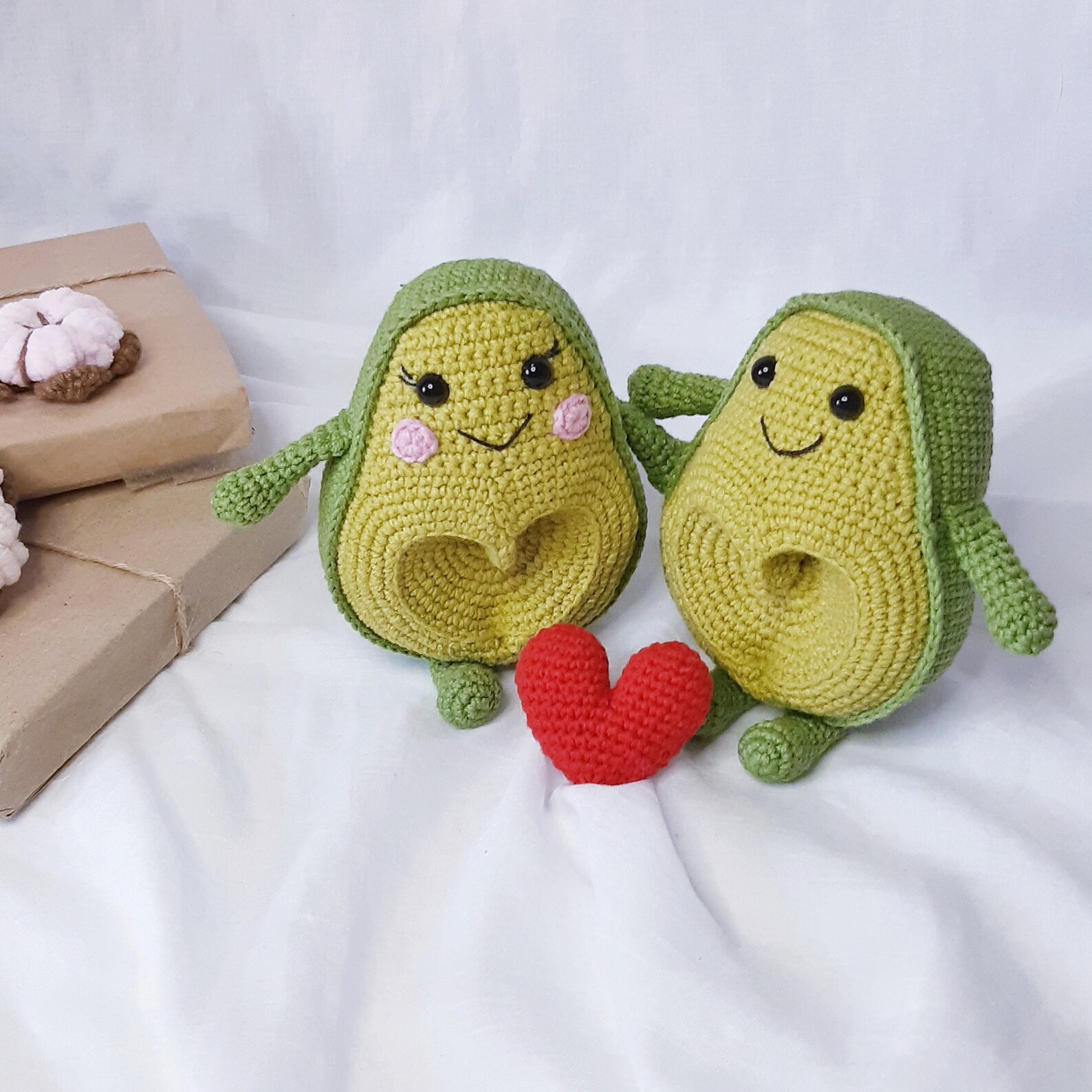 Set of Avocado Lovers Avocado Family Doll Crochet Avocado | Etsy