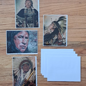 Cartes de correspondance, cartes de correspondance amérindiennes, art du sud-ouest, cartes du sud-ouest, cartes de remerciement, par Patricia Carroll marins
