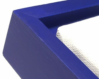 Klein Blue Custom Wood Floating Frames (3/4&quot; deep canvas), Canvas Floating Frames, Cradle Board Floating Frames, Custom Painting Frames
