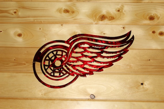 Detroit Red Wings/Red Wings Sign/Detroit Sports Teams/Detroit Redwings/Redwings/Mancave/Red Wings/Custom Wall Art/Custom Signs/Hockeytown