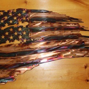 United States Battle Worn Flag Sign, United States Metal Flag, USA Flag, Metal American Flags, United States of America, United States Flag
