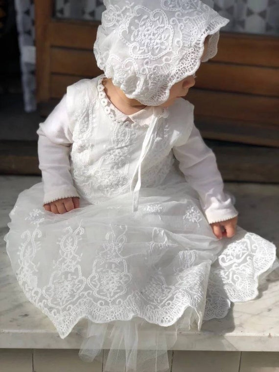 vintage lace christening gowns